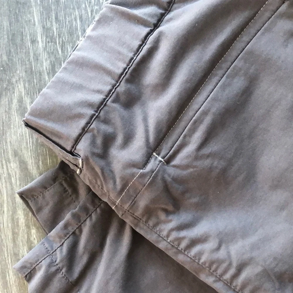 Eddie Bauer Active Fit Black Gray Skirt with Shorts size M